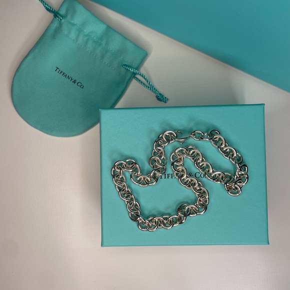 Tiffany & Co. heavy chain link necklace 16” - Picture 4 of 8